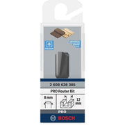Bosch - Fräser PRO Nutfräser, 2608628385 zweischneidig 12 x L