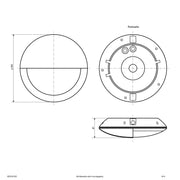 EVN Lichttechnik - Decken-/Wandleuchte LED-Wandleuchte WE30181525 IP65