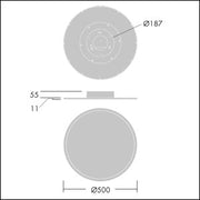 Thorn - Decken - /Wandleuchte LED - Ein - u.Anbauleuchte OMEGA C #96627780 3200 - 840 HFIX R500