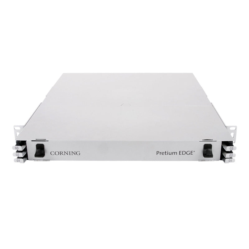 Corning - Patchpanel LWL Pretium Edge Gehäuse EDGE-01U-SP 1HE,482,6mm,19Zoll
