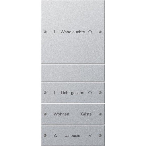 Gira - Bussystem-Tastwippe Wippenset 4-fach 220426 beschr. Sys 55 F Alu