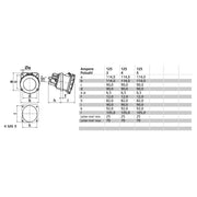 Bals Elektrotech - CEE-Anbausteckdose (IEC 60309) CEE-Anbausteckdose 12034