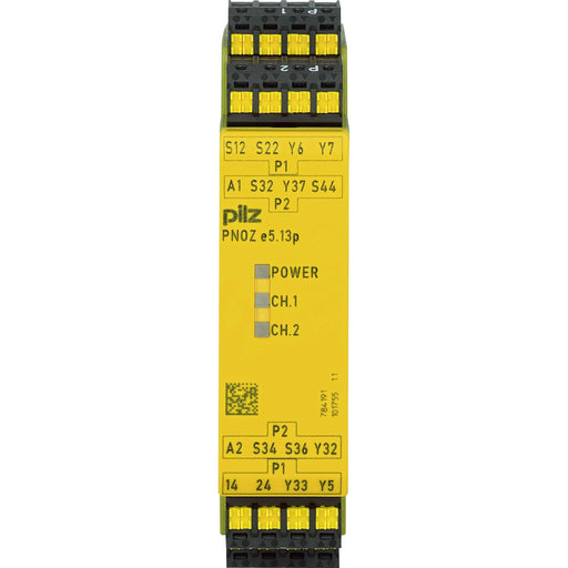 Pilz - Gerät zur Überwachung von sicherheitsgerichteten Stromkreisen Kombigerät Not-Aus+Schutzt PNOZ e5.13p C#784191 24VDC 2so
