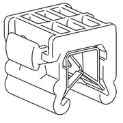 HellermannTyton - Kabelbinder Befestigungsbinder T50ROSEC23 schwarz − 500 Stück