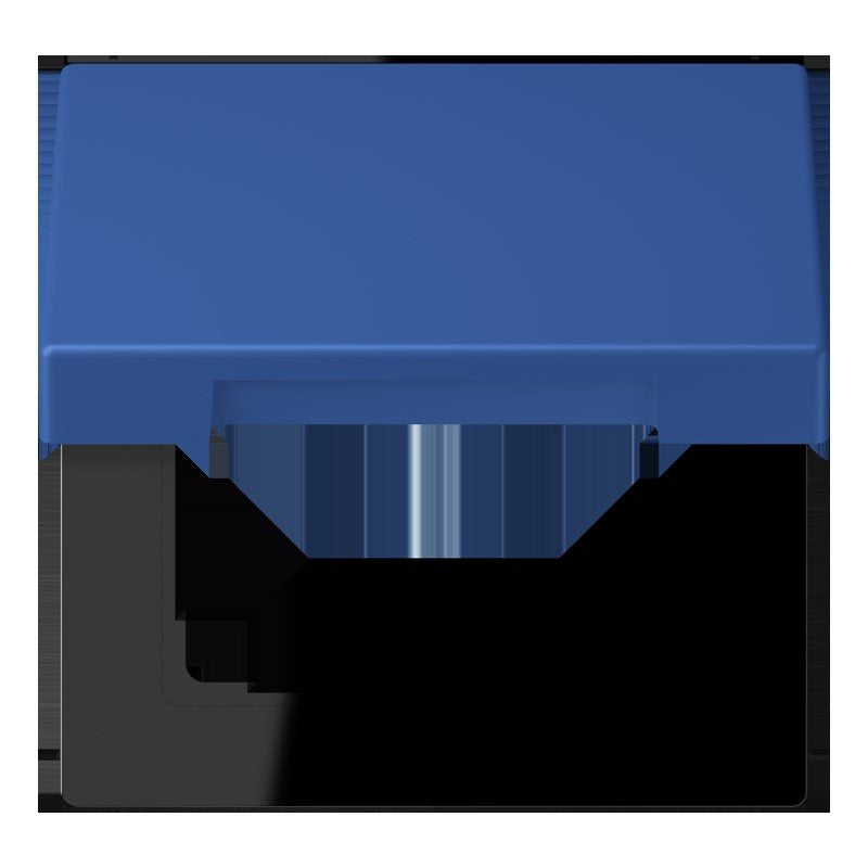 Jung - Abdeckrahmen Klappdeckel m. Stellfeder LC 990 BFKL 253 bleu outremer 59