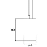 Brumberg Leuchten - Pendelleuchte LED-Pendelleuchte direkt 88884183 Pendellänge 5m