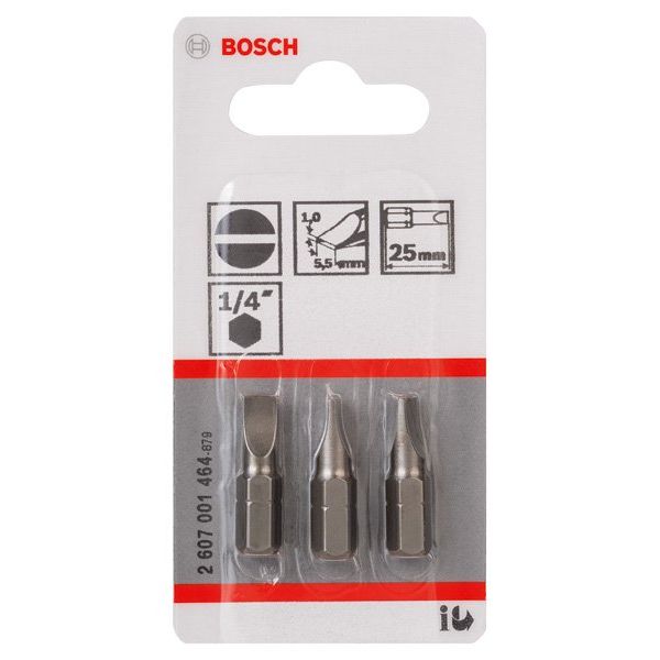 Bosch - Bit Schrauberbit Extra-Hart S 2607001464 1,0 x 5,5 25 mm