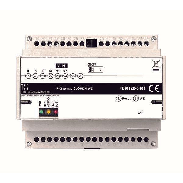 TCS Tür Control - Zusatzgerät für Türkommunikation IP-Gateway CLOUD FBI6126-0401 4 WE