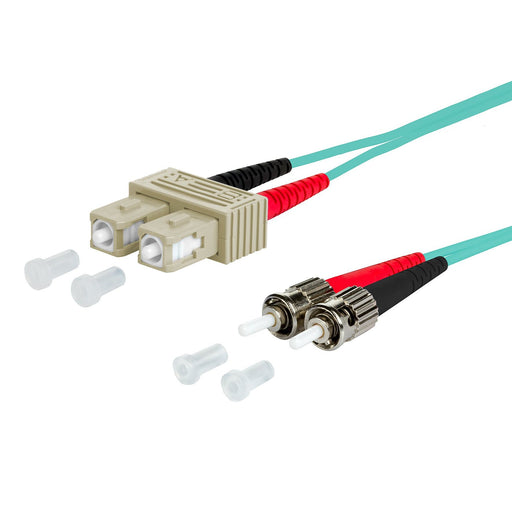 Metz Connect - Patchkabel LWL Duplexkabel SC/ST 151J1EOAO10E 50,0 OM3 1m