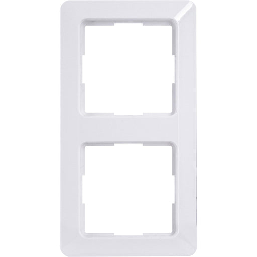 Kopp - Abdeckrahmen 2fach 305713005 arktis-ws − 10 Stück
