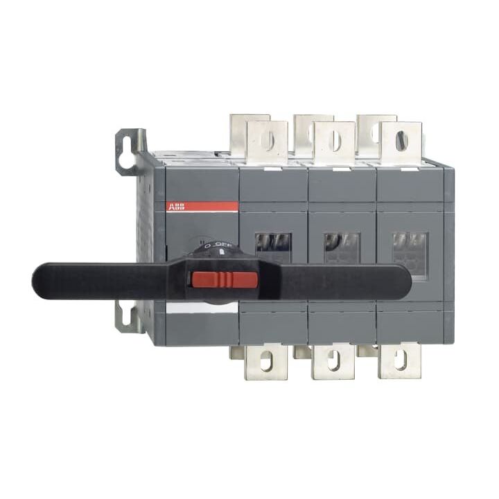 ABB Stotz S&J - Lasttrennschalter Lastumschalter OT1250E03CP 0A m. Griff u. Welle
