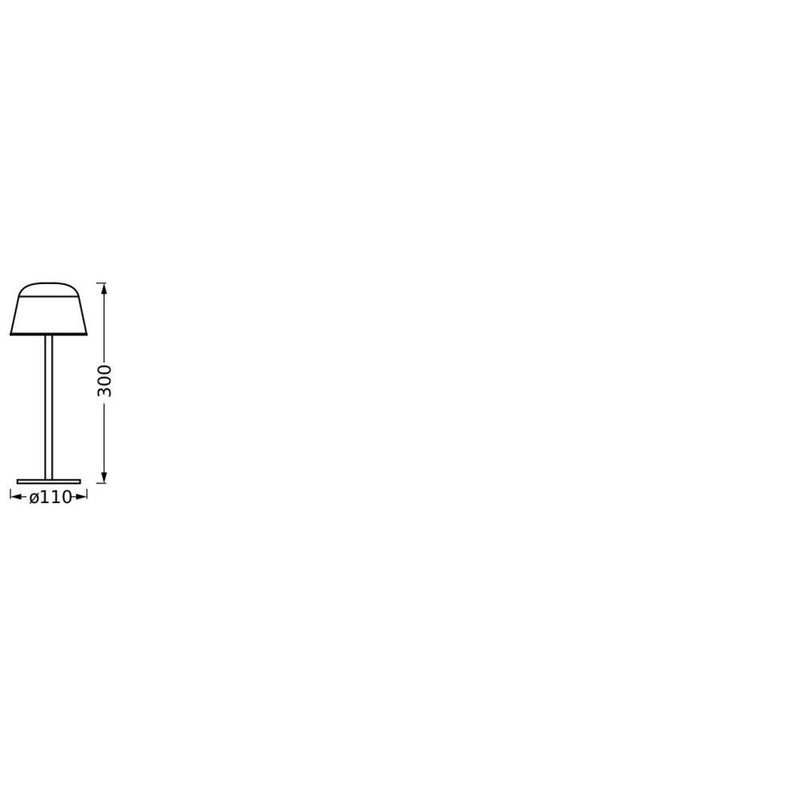 Ledvance - Tischleuchte LED-Akku-Tischleuchte E.S.Table CCT D.Gray CCT, USB, Dark Gray