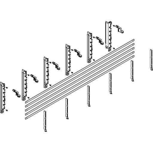 ABN - Verteilerfeld für Installationsverteiler Sammelschienen-Modul MTSC52515 tief 5FB/2RE