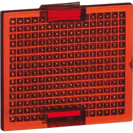 Peha - Abdeckung/Bedienelement für Installationsschalterprogramme Standard Symbol neutral D 655 ROT für Tasterwippen