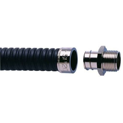 ABB Stotz S&J T&B - Metall-Schutzschlauch-Verschraubung Verschraubung gerade SB50/M50/A Nm50 fest. Außengew. − 2 Stück