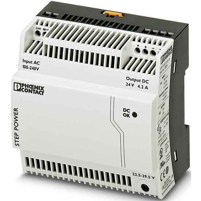 Phoenix Contact - Gleichstromversorgung Stromversorgung STEP-PS/1AC/24DC/4.2 Ausg. 24VDC/4.2A − 1 Stück