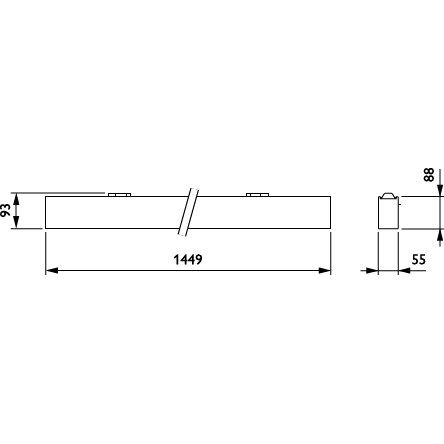 Philips Lighting - Decken-/Wandleuchte LED-Anbau/Pendelleuchte SM530C LED #62693500 TW