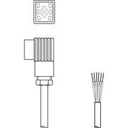 Leuze - Konfektioniertes Sensor-Aktor-Kabel Anschlussleitung BK7 KB-092-12000- 6