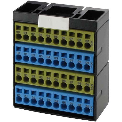 Murrelektronik - Ein- und mehrpolige Klemmenleiste Potentialklemmenblock 56080 ge-bl-ge-bl