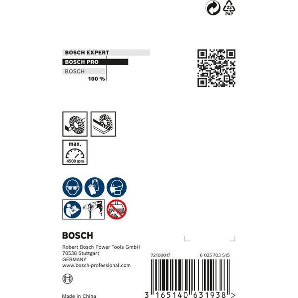 Bosch - Rotierende Drahtbürste PRO Metal heavy 2608622113 Scheibenbürste