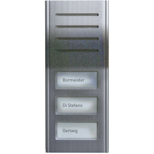 TCS Tür Control - Türstation für Türkommunikation Audio Außenstation ASX13003-0010 3Tasten 1-reih.AP si