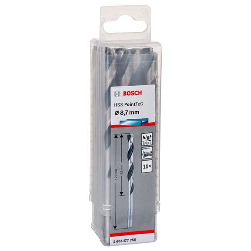 Bosch - Bohrer Metallspiralbohrer HSS 2608577255 PointTeQ DIN 338 8,7
