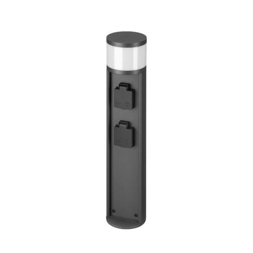 Brumberg Leuchten - Wegeleuchte LED-Pollerleuchte 65201103 m. 2 Steckdosen