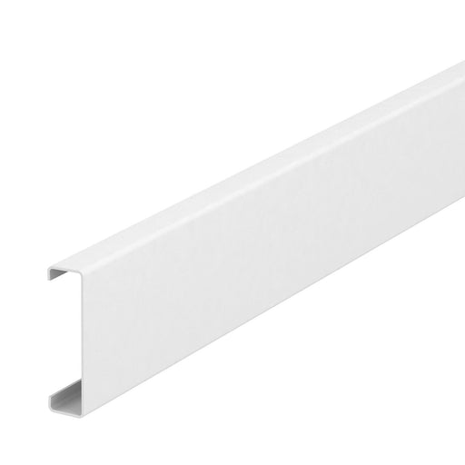 OBO Bettermann - Oberteil für Geräteeinbaukanal/Installationssäule Oberteil Systemöffnung GS-OT50RW 45x12x2000mm,RAL9010 − 2 Meter