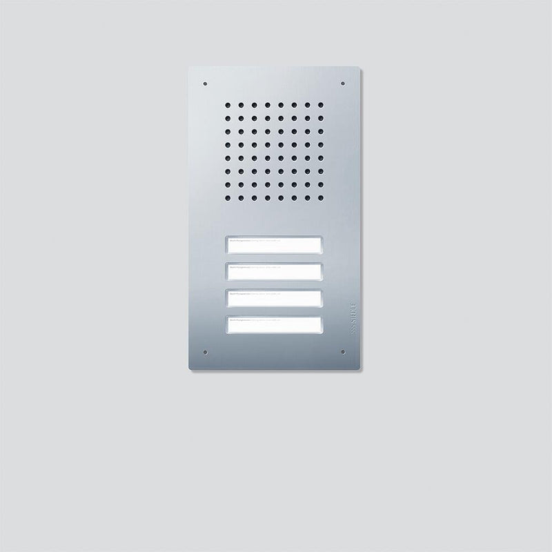Siedle&Söhne - Türstation für Türkommunikation Audio-Türstation Classic F CL A 04 B-0 4RT, eds gebürstet
