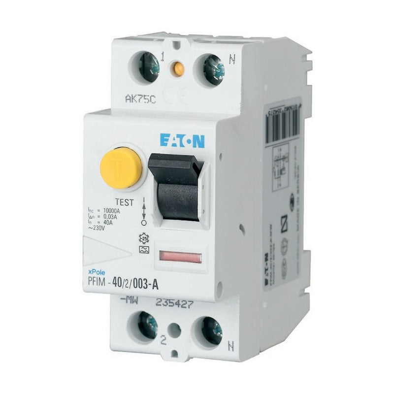 Eaton - Fehlerstrom-Schutzschalter FI-Schalter PFIM-25/2/003-110 25A, 2p, 30mA, TypAC