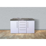 Stengel - Mini-Küche Miniküche Premiumline MPS4150GKFreBli weiß