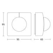 Steinel - Bussystem-Bewegungsmelder Bewegungsmelder IS 345-E AP DALI2 DALI-2 IPD WS
