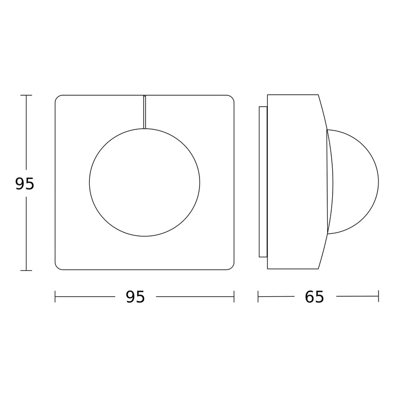 Steinel - Bussystem-Bewegungsmelder Bewegungsmelder IS 345-E AP DALI2 DALI-2 IPD WS
