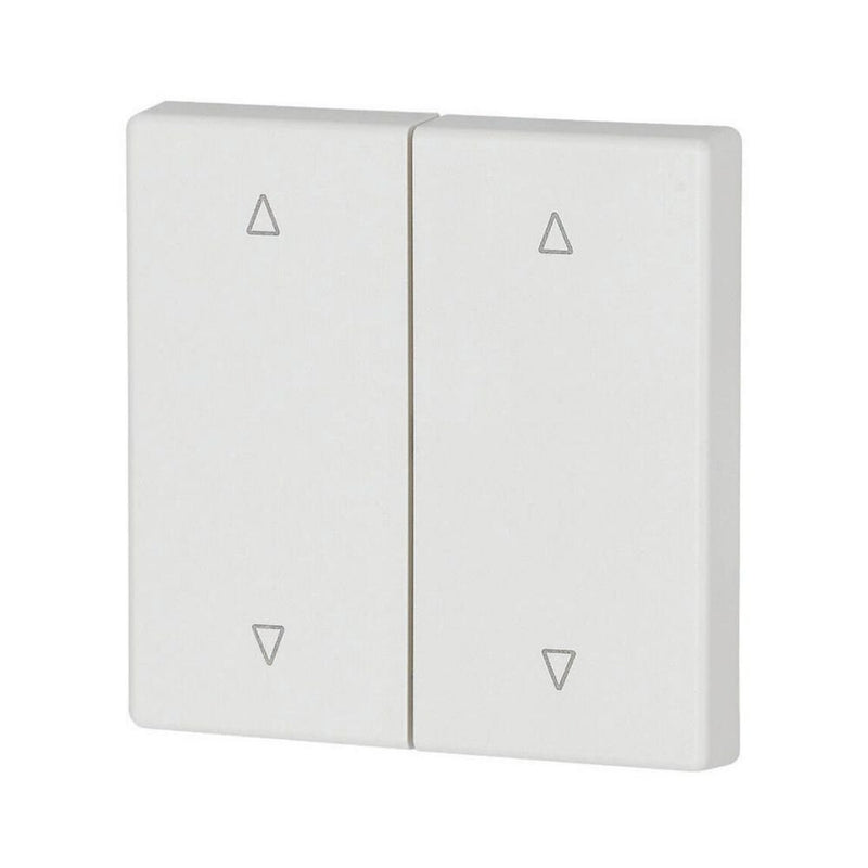 Eaton - Abdeckung/Bedienelement für Installationsschalterprogramme Wippe 2-fach CWIZ-02/55 verkehrsweiss, Jalo