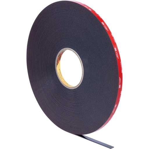 3M - Klebeband doppelseitig 5962F/IPS schwarz, 19mm x8m − 4 Stück