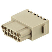 Harting - Kontakteinsatz für Rechtecksteckverbinder Buchseneinsatz 09140122732 12 pol., 10A, 250V