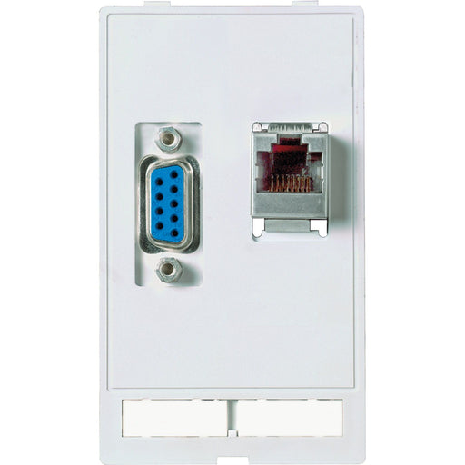Murrelektronik - Einsatz/Abdeckung für Kommunikationstechnik MSDD-Set 4000-68113-1410000 RJ45 und 9 pol.Bu/Bu