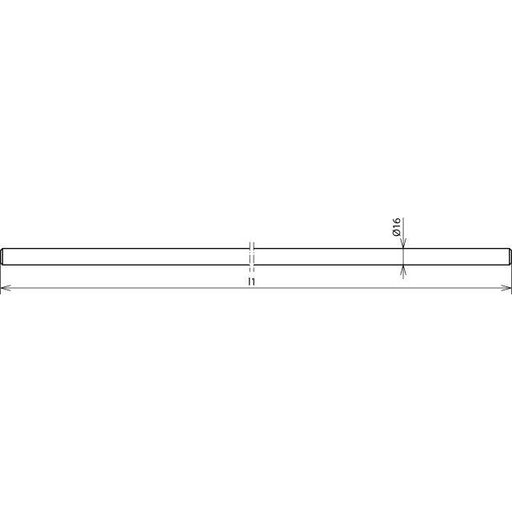 DEHN - Fangeinrichtung für Blitzschutz Fangstange FS 16 3000 AL D16 L3000 Al