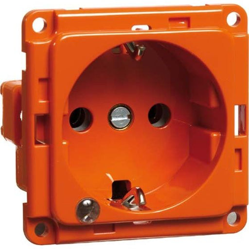 Peha - Schalter-/Steckdosenkombination SCHUKO-Steckdose orange D 6511.33ME LED/4SI 16A 250V 2-pol.Licht