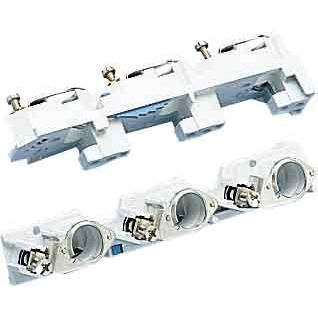 Wöhner - D0-Sicherungssockel DO-Reiter 01492 Si.sockel − 10 Stück