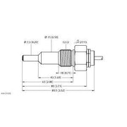 Turck - Durchflussüberwachungsgerät Eintauchsensor FCSG1/2A4NAEX0/AL065