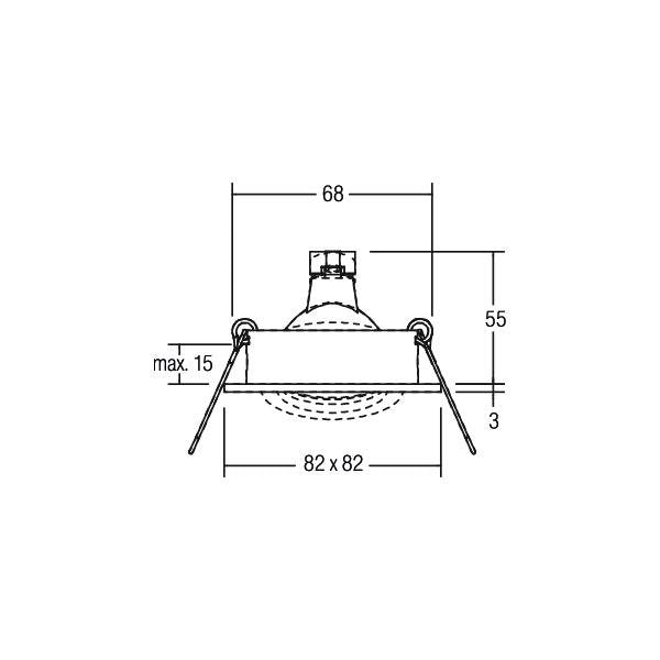 Brumberg Leuchten - Downlight/Strahler/Flutlicht Einbaustrahler GX5,3 0065.65