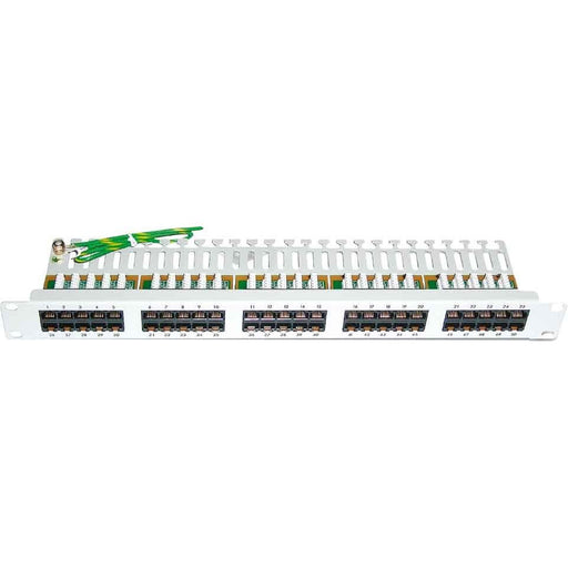 Dätwyler IT Infra - Patchpanel Kupfer Telefonpanel CU 50/4 418001 Cat. 3 lichtgrau