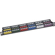 Panduit - Patchpanel Kupfer Patch-Panel 482,6mm (19") CP24WSBLY 1HE, leer