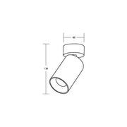Brumberg Leuchten - Decken-/Wandleuchte Anbauleuchte 1x GU10 57120170