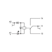 WAGO - Schaltrelais Relaismodul 859-397 DC 48 V,1 Wechsler − 10 Stück