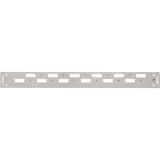 Telegärtner - Patchpanel LWL 19Z.Frontplatte 1HE TN-FP6LCD-BV-1HE für 6xLCD/BasisV