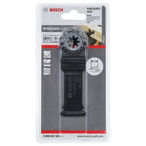 Bosch - Blatt für Oszillierer HCS Tauchsägeblatt PAIZ 32 2608662561 EPC Wood 60 x 32 mm
