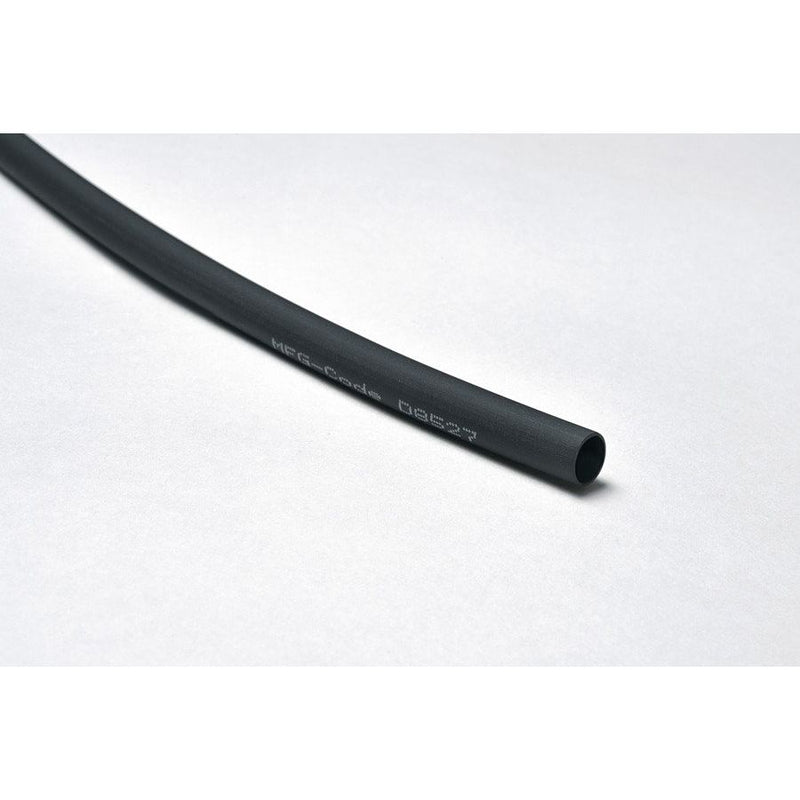 HellermannTyton - Schrumpfschlauch Warmschrumpfschlauch 2:1 342-20020(60) schwarz 60 m Rolle − 60 Meter