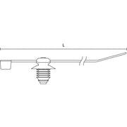 HellermannTyton - Kabelbinder Befestigungbinder T50RFT8GSD 2-teilig − 3000 Stück